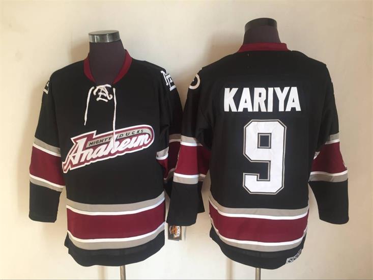 Anaheim Ducks 9 Kariya Black CCM Throwback Jersey,We sell and wholesale Anaheim Ducks 9 Kariya Black CCM Throwback Jersey on line form chian!